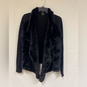 LIKE NEW THEORY WOOL OPEN FRONT SWEATER SIZE: S